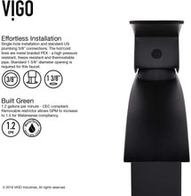 Load image into Gallery viewer, VIGO Onyx Handmade Countertop Glass Rectangle Vessel Bathroom Sink Set in Gray Onyx Finish with Matte Black Single-Handle Single Hole Faucet and Pop Up Drain