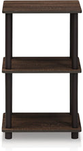 Load image into Gallery viewer, Furinno Turn-N-Tube 2 Space Shelf, Walnut/Brown