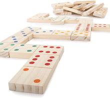 Load image into Gallery viewer, Hey! Play! Giant Wooden Dominoes Game Set (28 Piece)