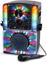 Load image into Gallery viewer, Singing Machine SML625BTBK Bluetooth CD+G Karaoke System Black