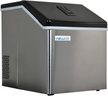 Load image into Gallery viewer, NewAir Countertop Clear Ice Maker Machine, Makes 40 lbs of Ice, Portable Stainless Steel, ClearIce40