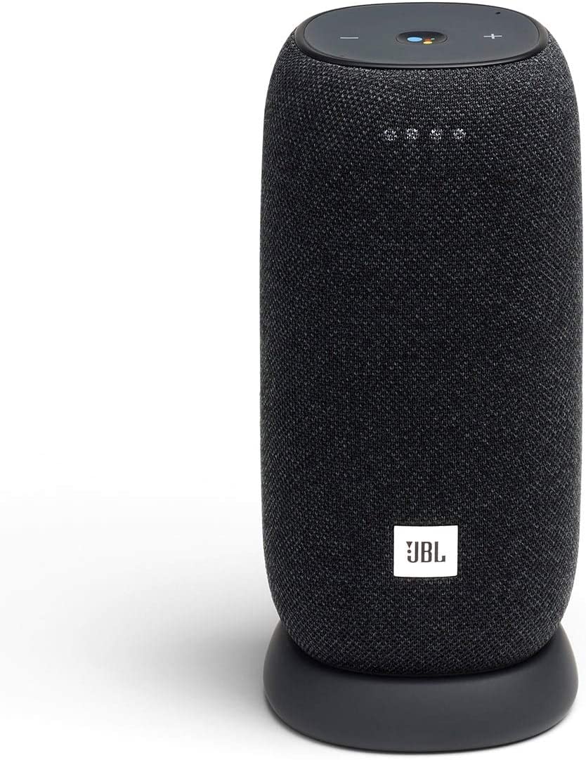 JBL Link Smart Portable Wi-Fi and Bluetooth Speaker with Google Assistant - Black