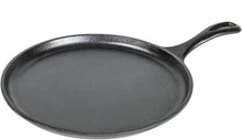 Load image into Gallery viewer, Lodge Pre-Seasoned Cast Iron Griddle With Easy-Grip Handle, 10.5 Inch (Pack of 1), Black