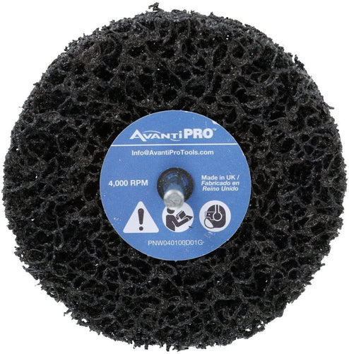 Avanti Pro PNW040100D01G 4 in. x 1 in. Non-Woven Drill Mount Quick-Strip Disc