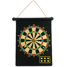 Load image into Gallery viewer, Magnetic Roll-up Dart Board and Bullseye Game w/ Darts