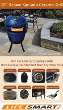 Load image into Gallery viewer, Lonestar Chef Ceramic Kamado Grill