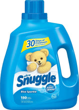 Load image into Gallery viewer, Snuggle Ultra Fabric Softener Liquid, Blue Sparkle, 120 Fluid Ounce