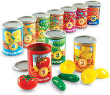 Load image into Gallery viewer, Learning Resources One To Ten Counting Cans Toy Set, 65 Pieces,Multicolor,4-1/4 x 3 in