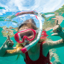Load image into Gallery viewer, REEF TOURER ReefTourer Youth Single-Window Combo Set for Kids, Clear Blue