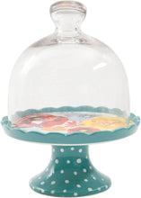 Load image into Gallery viewer, The Pioneer Woman Flea Market Mini Floral Cupcake Stand with Lid