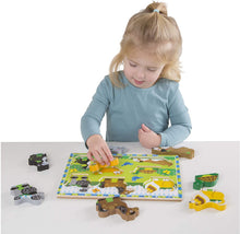 Load image into Gallery viewer, Melissa &amp; Doug Wooden Chunky Puzzles Set - Farm and Pets