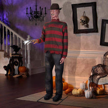 Load image into Gallery viewer, Gemmy 222216 Freddy Kruger Animated Decor, Green/Red/Multicolor