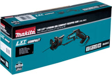Load image into Gallery viewer, Makita XRJ01Z 18-Volt LXT Lithium-Ion Cordless Compact Reciprocating Saw (Tool Only, No Battery)