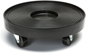 DeVault DEV3015E 12 Inch Plant Dolly With Hole Espresso