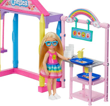 Load image into Gallery viewer, Barbie Club Chelsea Doll and School Playset, 6-inch Blonde, with Accessories