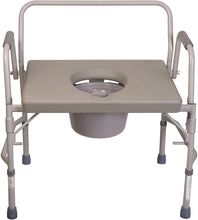 Load image into Gallery viewer, Duro-Med Commode Chair, Heavy-Duty Steel Commode Toilet Chair, Toilet Safety Frame