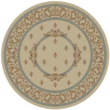Load image into Gallery viewer, Concord Jewel F.Lys Medallion Ivory 5&#39;3&quot;X7&#39;7&quot; Rug