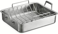 Load image into Gallery viewer, Tramontina Gourmet Prima Roasting Pan with Basting Grill