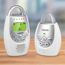 Load image into Gallery viewer, VTech DM221 Audio Baby Monitor with up to 1,000 ft of Range, Vibrating Sound-Alert, Talk Back Intercom &amp; Night Light Loop