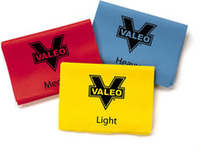 Load image into Gallery viewer, Valeo 4-Foot Long Stretch Exercise Resistance Bands, Pack of 3, Color Coded For Light, Medium, And Heavy-Duty Resistance For Physical Therapy, Pilates, Yoga, Strength Training Workout, VA7657MU, Yellow/red/blue