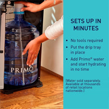 Load image into Gallery viewer, Primo Bottom Loading Water Cooler - 2 Temperature Settings, Hot &amp; Cold - Energy Star Rated Water Dispenser with Child-Resistant Safety Feature Supports 3 or 5 Gallon Water Jugs [Black]