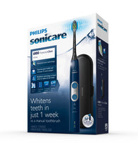 Load image into Gallery viewer, Philips Sonicare Protective Clean 6100 Whitening Rechargeable Electric Toothbrush With Pressure Sensor and Intensity Settings, Hx6871/49, Navy Blue, 1 Count