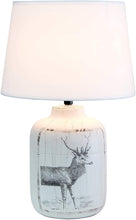 Load image into Gallery viewer, Simple Designs Deer Farmhouse Table Lamp