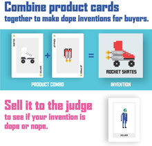 Load image into Gallery viewer, Wilder Games Dope or Nope - Family Friendly Party Game - Create Dope Products by Combining Everyday Items Into Hilarious Combinations