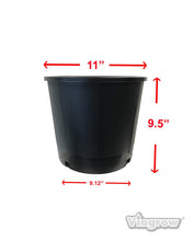 Load image into Gallery viewer, Viagrow Heavy Duty Round Nursery Pots