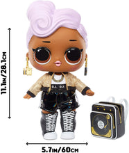 Load image into Gallery viewer, LOL Surprise Big B.B. (Big Baby) D.J. – 11" Large Doll, Unbox Fashions, Shoes, Accessories, Includes Playset Desk, Chair and Backdrop