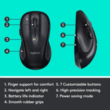 Load image into Gallery viewer, Logitech M510 Wireless Computer Mouse – Comfortable Shape with USB Unifying Receive