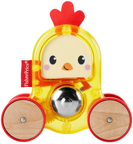 Fisher-Price Rollin’ Surprise Rooster, Push-Along Toy Vehicle for Baby