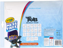 Load image into Gallery viewer, Crayola Wonder Trolls 2 Pages, Mess Free Coloring, Gift for Kids, Age 3, 4, 5, 6
