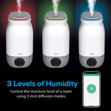 Load image into Gallery viewer, Geeni Soothe XL Large Capacity Smart Wi-Fi Cool Mist Humidifier, Control Remotely and Set Schedules, Work with Alexa, White