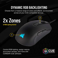 Load image into Gallery viewer, Corsair M55 RGB Pro Wired Ambidextrous Multi-Grip Gaming Mouse