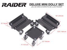 Load image into Gallery viewer, Raider SM-12165 Mini Snowmobile Dolly Kit, Black Steel