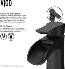 Load image into Gallery viewer, VIGO Paloma Single Hole Bathroom Faucet