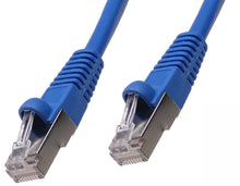 Load image into Gallery viewer, NTW Cat 6 Snagless Shielded Ethernet Network Patch Cable Black -345-S6-001BK