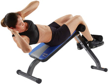 Load image into Gallery viewer, Pure Fitness Adjustable Ab Crunch Sit-Up Bench for toning and training, Foldable and Adjustable Design