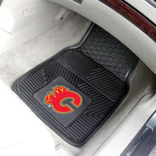 Load image into Gallery viewer, NHL - Calgary Flames 2-pc Vinyl Car Mat Set/17"x27"