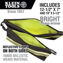 Load image into Gallery viewer, High Visibility Zipper Bags, 2-Pack Klein Tools 55599