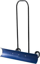 Load image into Gallery viewer, The Snowcaster 30SNC Wheeled Snow Pusher Shovel, Blue