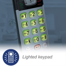 Load image into Gallery viewer, VTech CS6709 Accessory Cordless Handset, Silver/Black | Requires VTech CS6719, CS6729, CS6829, or CS6859 Series Phone System to Operate