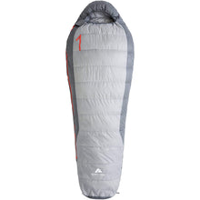 Load image into Gallery viewer, Ozark Trail 40 Degrees Fahrenheit Mummy Style Down Sleeping Bag, Cool Gray