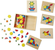 Load image into Gallery viewer, Melissa &amp; Doug Pattern Blocks Bundles