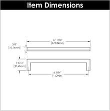 Load image into Gallery viewer, Hickory Hardware HH075329-EGN Skylight Collection Pull, 6-5/16 Inch (160mm) Hole Center, Elusive Golden Nickel