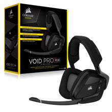 Load image into Gallery viewer, CORSAIR Void PRO RGB Wireless Gaming Headset - Dolby 7.1 Surround Sound Headphones for PC - Discord Certified - 50mm Drivers - Carbon