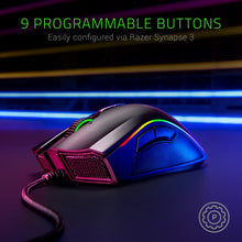 Load image into Gallery viewer, Razer Mamba Elite Wired Gaming Mouse - [16, 000 DPI Optical Sensor][Chroma Rgb][9 Programmable Buttons][Mechanical Switches]