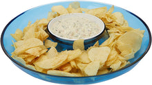 Load image into Gallery viewer, Mind Reader Chip &amp; Dip, Acrylic Tinted Snack, Kitchen, Centerpiece, Special Occasion, Countertop Bowl.