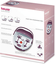 Load image into Gallery viewer, Beurer FB21 Luxury Bubble Foot Bath Spa, Water Tempering, Relaxing Vibration Massage and Bubble with Pedicure Attachments, portable foot soaking tub to use before pedicure, foot reflex zone massage